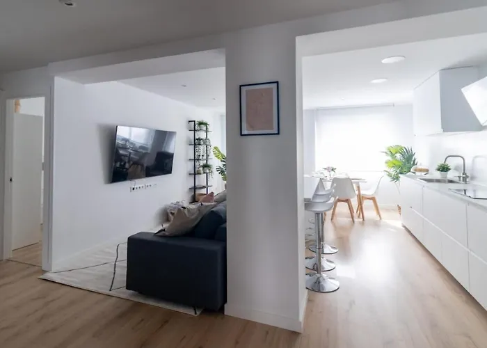 Apartamento Lujoso Entre 2 Playas Con Garaje, Wifi Gijón